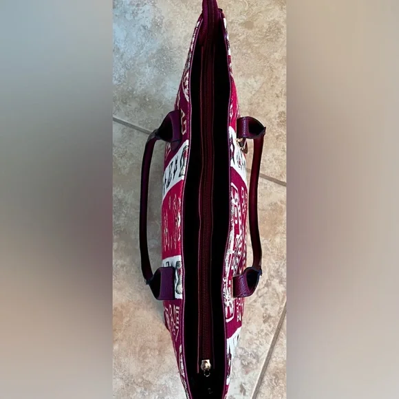 NEW UNIQUE Faux Leather & Material Multicolor shoulder bag purchased Macedonia - Picture 9 of 12